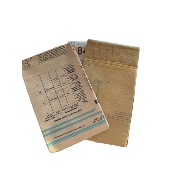 Vintage Simplicity 8489 Women’s Knit Dress & Top Pattern Size G (40–46) - Picture 3 of 3